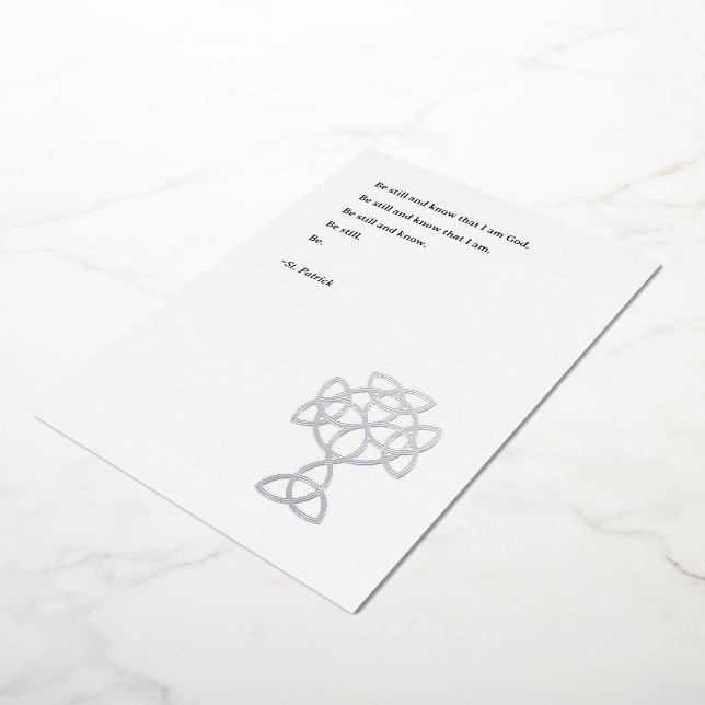 St. Patrick’s Day Celtic Cross | St. Patrick Quote (Rotated)