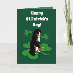 St. Patrick’s Day Dog Pattern Card