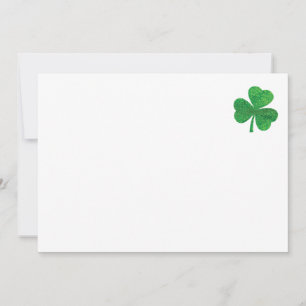 St. Patrick’s Day Envelopes – Lucky Shamrock Green Invitation