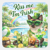 St. Patrick’s Day Glam Cat Pool Party