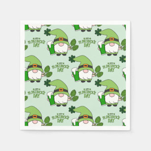 St. Patrick’s Day Gnome Napkins