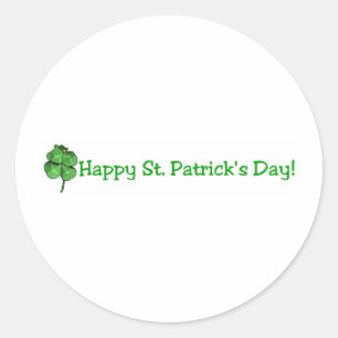 St. Patrick’s Day - Go Irish! Classic Round Sticker