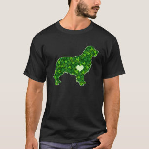 St Patrick s Day Golden Retriever Irish Green Sham T-Shirt