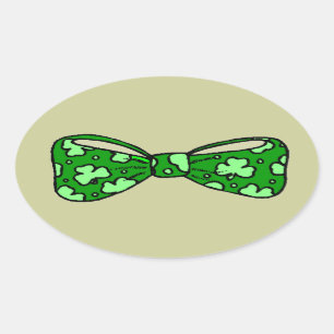 St. Patrick’s Day Green Bow Tie Sticker