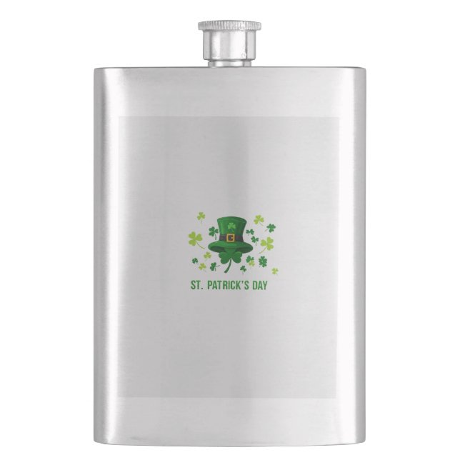 ST. PATRICK`S DAY HIP FLASK (Front)