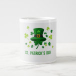 ST. PATRICK`S DAY LARGE COFFEE MUG<br><div class="desc">Celebrate the spirit of St. Patrick’s Day with this festive and lucky design! Perfect for March 17th celebrations, Irish-themed parties, parades, and anyone who loves shamrocks, leprechauns, and all things green. Whether you're feeling lucky, embracing your Irish pride, or just joining the fun, this St. Patrick’s Day design is a...</div>