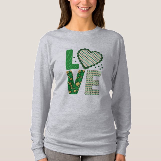 St Patrick’s Day Love T-Shirt (Front)