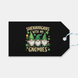 St Patrick’s Day Lucky Shamrock Gnome  Gift Tags