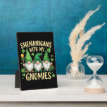 St Patrick’s Day Lucky Shamrock Gnome  Plaque<br><div class="desc">St Patrick’s Day Lucky Shamrock Gnome</div>