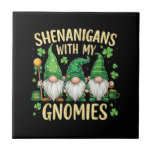 St Patrick’s Day Lucky Shamrock Gnome  Tile<br><div class="desc">St Patrick’s Day Lucky Shamrock Gnome</div>