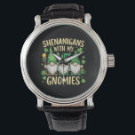 St Patrick’s Day Lucky Shamrock Gnome Watch<br><div class="desc">St Patrick’s Day Lucky Shamrock Gnome</div>