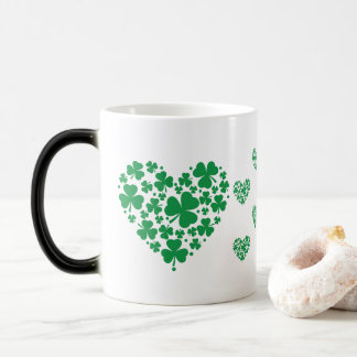 St. Patrick’s Day Mug – Lucky Shamrock Heart Coffe