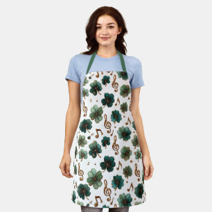 St. Patrick’s Day Musical Shamrock Apron