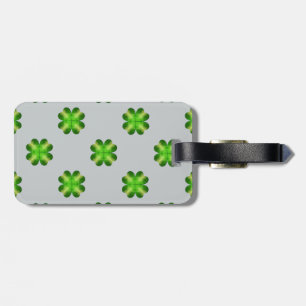 St. Patrick’s Day Shamrock Background Luggage Tag