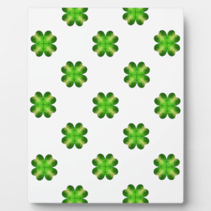 St. Patrick’s Day Shamrock Background Plaque