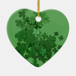 St. Patrick’s Day Shamrock Ceramic Tree Decoration