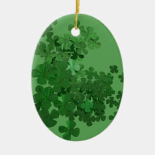 St. Patrick’s Day Shamrock Ceramic Tree Decoration