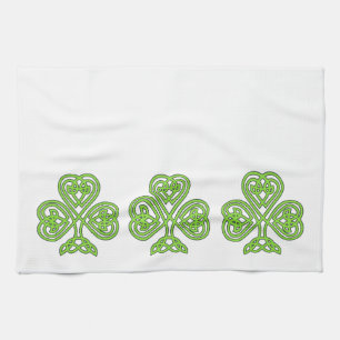 St. Patrick’s Day  Shamrock Clover Kitchen Towel