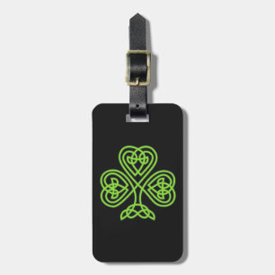 St. Patrick’s Day Shamrock Clover Luggage Tag