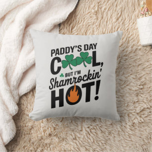 "St. Patrick’s Day Shamrock Pillow –