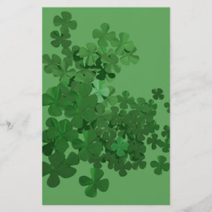 St. Patrick’s Day Shamrock Stationery