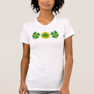 St Patrick’s Day Shamrocks and Gold Coin T-Shirt