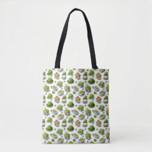 St. Patrick’s Day Sushi Rolls & Shamrock Tote Bag