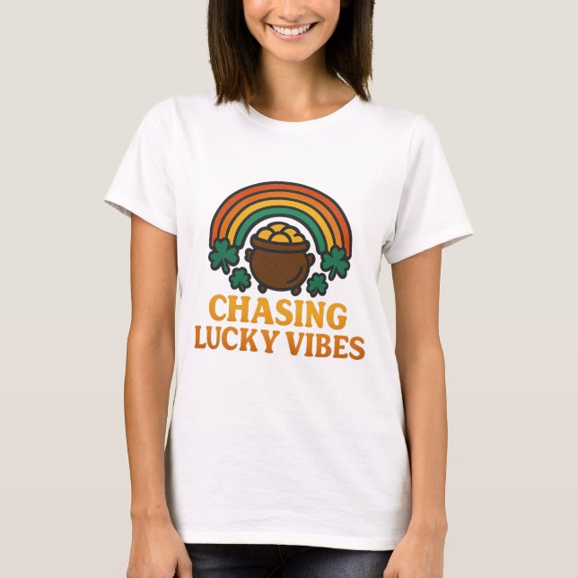 St. Patrick’s Lucky Vibes T-Shirt (Front)