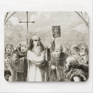 St. Patrick showing the people of Ireland the Four Mouse Pad