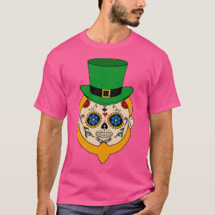 St Patrick Sugar Skull T-Shirt