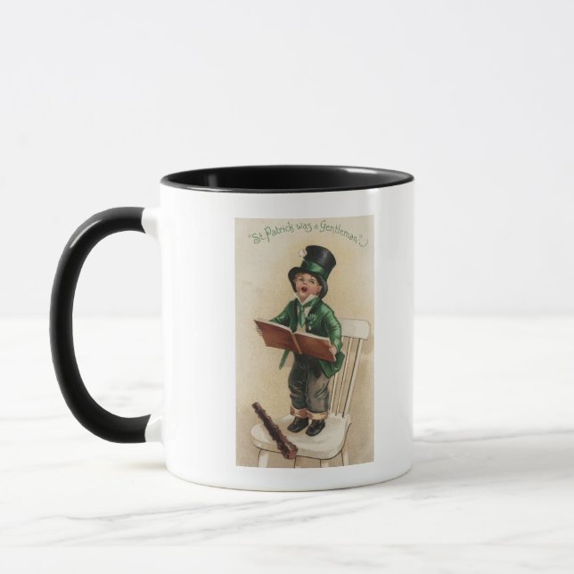 St. Patrick was a Gentleman Mug (Left)