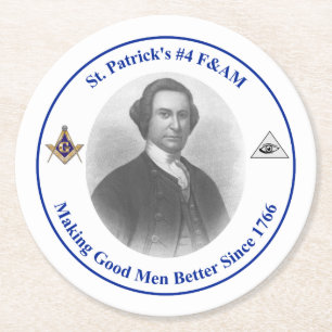 St. Patrick's #4 Round Paper Coaster