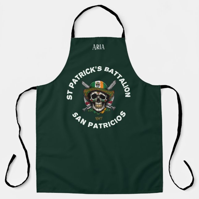 St. Patrick's Battalion San Patricios Apron (Front)