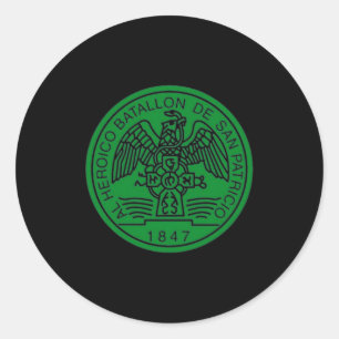 St Patricks Battalion San Patricios Irish Mexican Classic Round Sticker