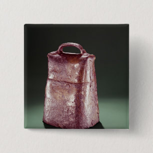 St. Patrick's Bell, from Ireland, c.552 15 Cm Square Badge