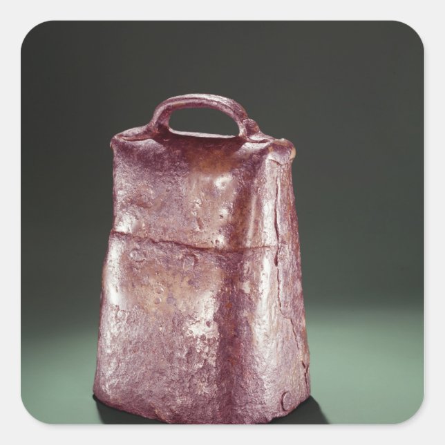 St. Patrick's Bell, from Ireland, c.552 Square Sticker (Front)