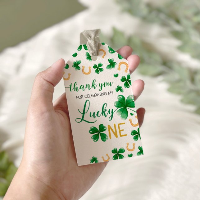 St Patricks Birthday Lucky One Gift Tag (Creator Uploaded)