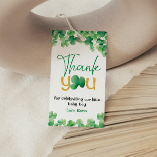 St Patricks Birthday Lucky One Gift Tag