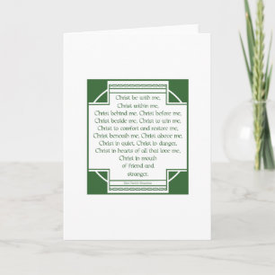 St. Patrick's Breastplate Card