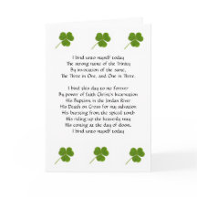 St. Patrick's Breastplate Card