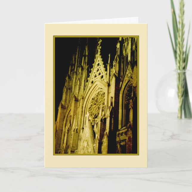 St. Patrick's Cathedral Holiday Card - Religious (Front)