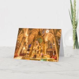 St Patrick's Cathedral Manhattan New York Card