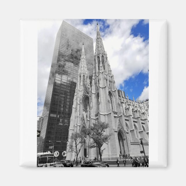 St. Patrick's Cathedral New York City Magnet (Front)