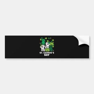 St Patricks Catricks Day Cats Saint Pattys Bumper Sticker