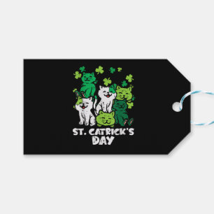 St Patricks Catricks Day Cats Saint Pattys Gift Tags