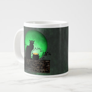 St. Patrick's Chat Noir Large Coffee Mug