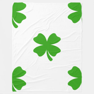 st patricks clover emoji blanket