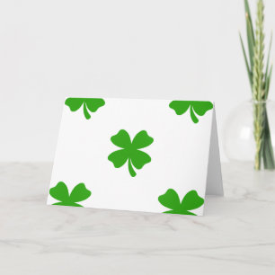 st patricks clover emoji card