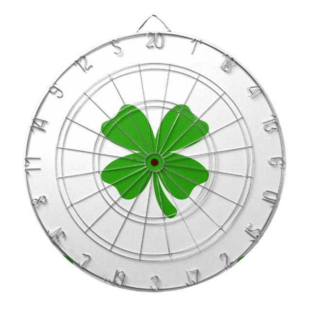 st patricks clover emoji dartboard (Front)