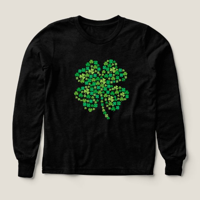 St. Patrick's Clover T-Shirt (Design Front)